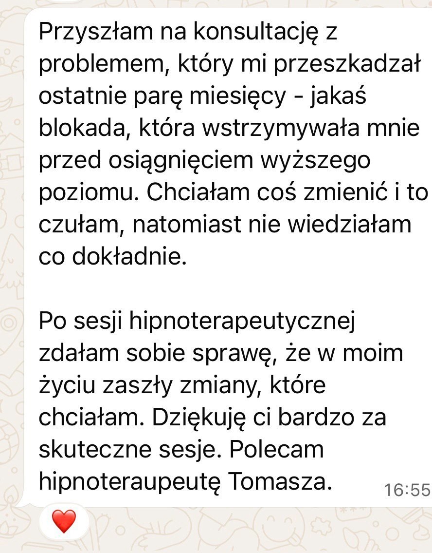 Certyfikaty hipnoterapii